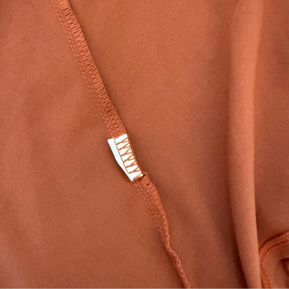 Halara Rust Tie Blouse Women's Small - Picture 8 of 10